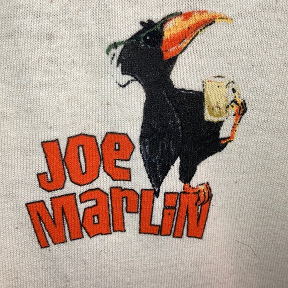 NWT Joe Marlin L Ivory “Crow Bar” T-Shirt - Picture 3 of 6